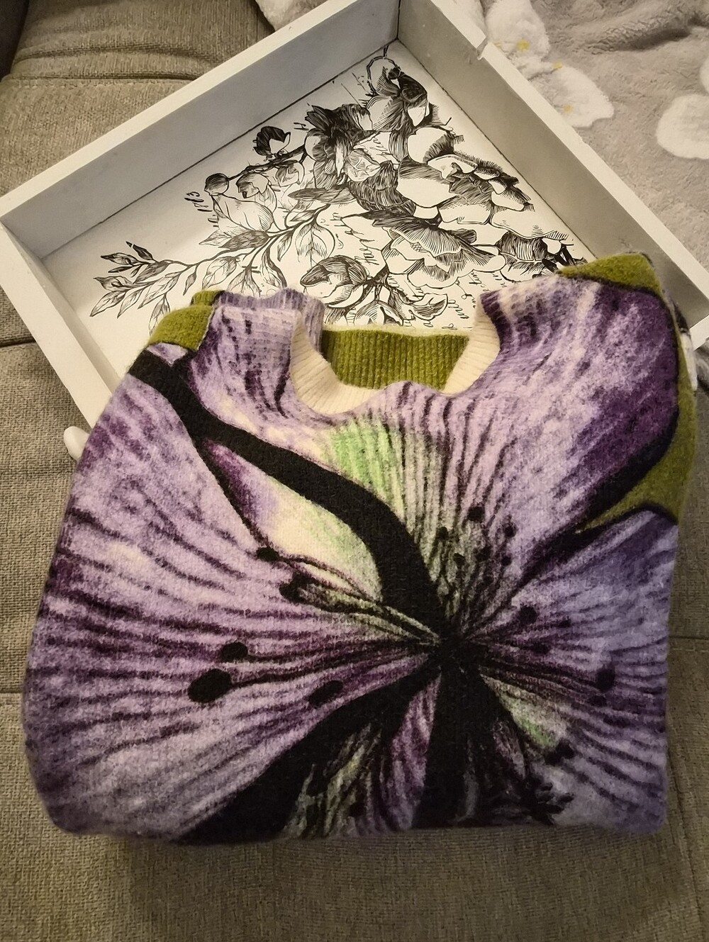 Desigual Floral Crewneck Sweater - Picture 6 of 9